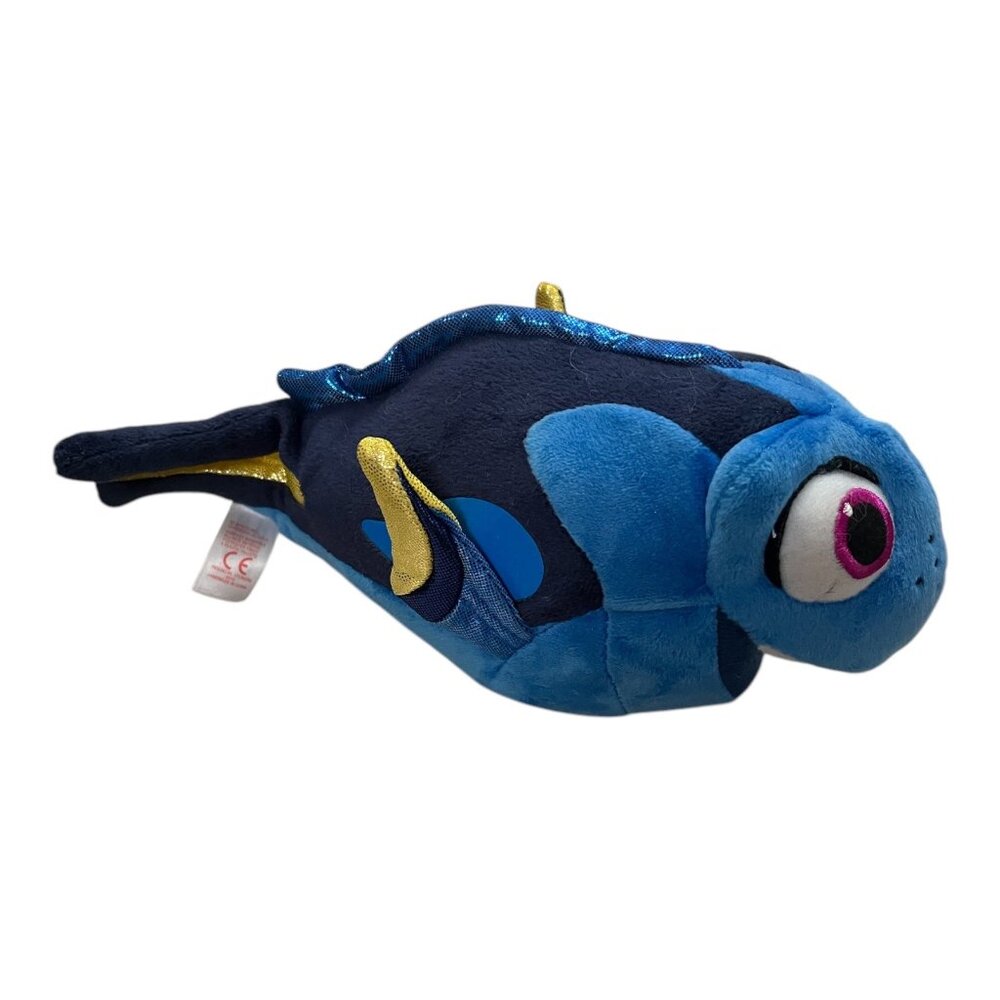Disney Finding Dory TY Sparkle Dory Plush Beanie Baby – 9.5" – Good Condition, N